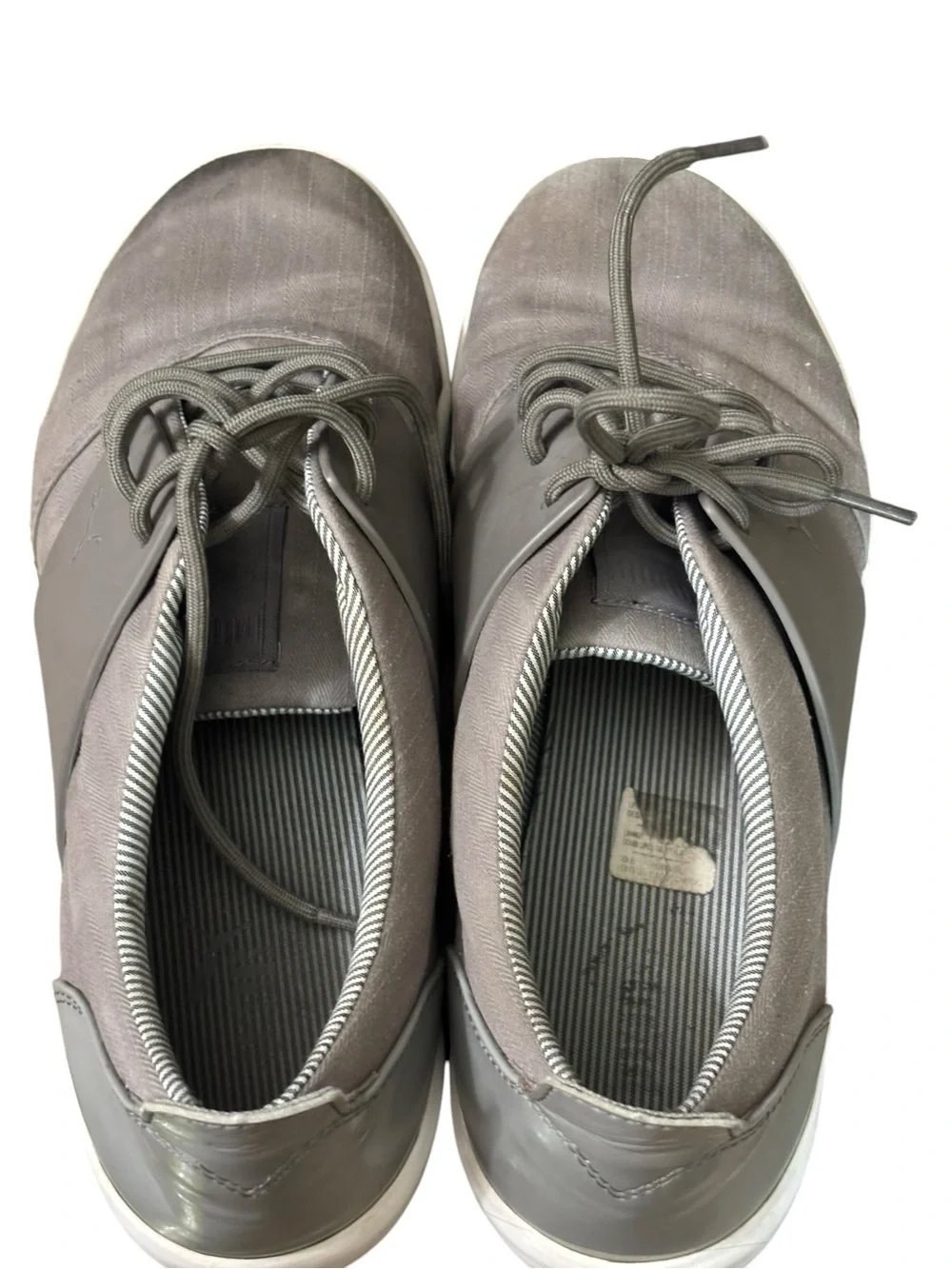 PUMA Men's EL Ace 3 Menswear Sneaker,Steel Gray/White Athletic Shoes Size 11